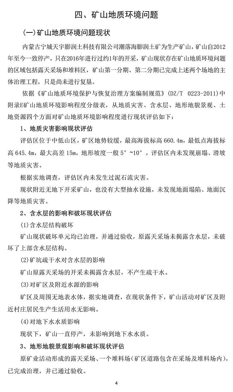 潮洛海膨潤土礦